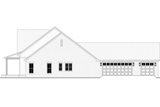 Exterior - Other Elevation 1 for Farmhouse House Plan #430-379 - 4 bed, 3.5 bath
