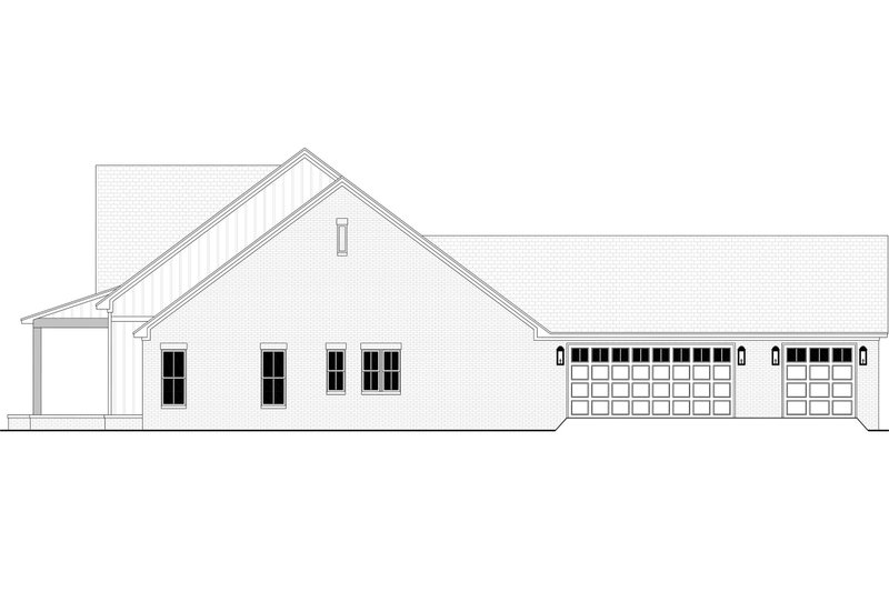 Architectural House Design - Exterior - Other Elevation 1 for Farmhouse House Plan #430-379 - 4 bed, 3.5 bath