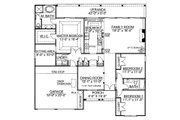 European Style House Plan - 3 Beds 2 Baths 1775 Sq/Ft Plan #119-262 
