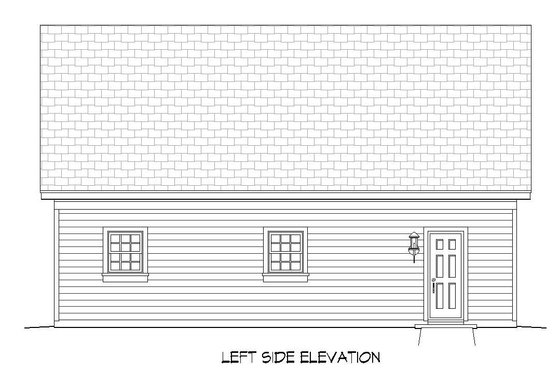 Exterior - Other Elevation for Country House Plan #932-194, 0 bath