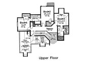 European Style House Plan - 4 Beds 3.5 Baths 2567 Sq/Ft Plan #310-723 