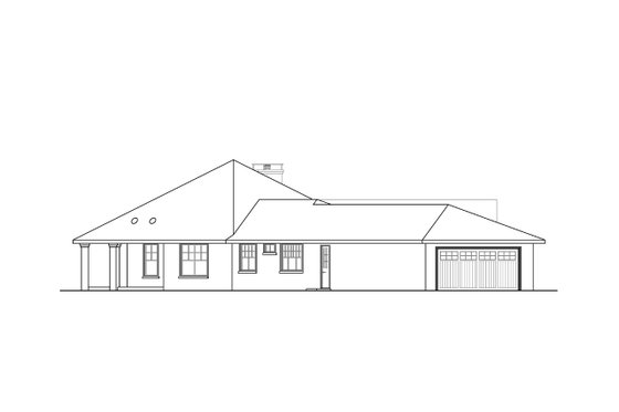 Exterior - Other Elevation for Craftsman House Plan #124-1259 - 3 bed, 3.5 bath