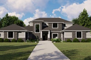 Modern Exterior - Front Elevation Plan #1064-19