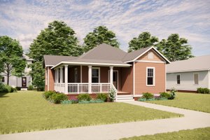 House Plan Design - Exterior - Front Elevation for Victorian House Plan #936-69 - 3 bed, 2 bath