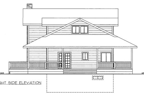 Exterior - Other Elevation for Cabin House Plan #117-758 - 5 bed, 3.5 bath