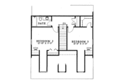 Country Style House Plan - 3 Beds 2 Baths 1543 Sq/Ft Plan #17-2043 