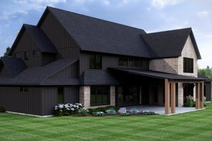 Exterior - Other Elevation 1 for Farmhouse House Plan #1064-296 - 4 bed, 4.5 bath