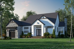 Bungalow Exterior - Front Elevation Plan #23-2795