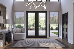 Interior - Entry for Barndominium House Plan #455-385 - 6 bed, 5.5 bath