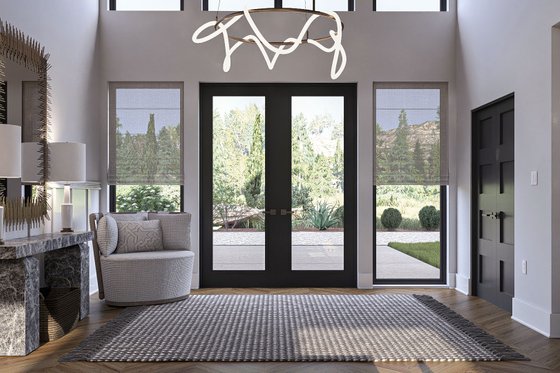 Interior - Entry for Barndominium House Plan #455-385 - 6 bed, 5.5 bath