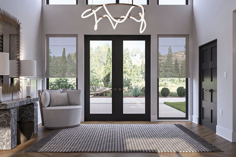 House Blueprint - Interior - Entry for Barndominium House Plan #455-385 - 6 bed, 5.5 bath