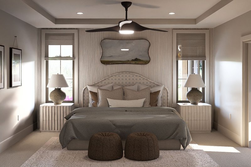 House Design - Interior - Bedroom for Farmhouse House Plan #455-359 - 4 bed, 3.5 bath