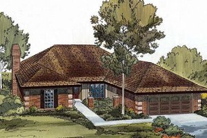Traditional Exterior - Front Elevation Plan #312-514