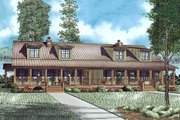 Country Style House Plan - 6 Beds 4 Baths 2902 Sq/Ft Plan #17-2564 