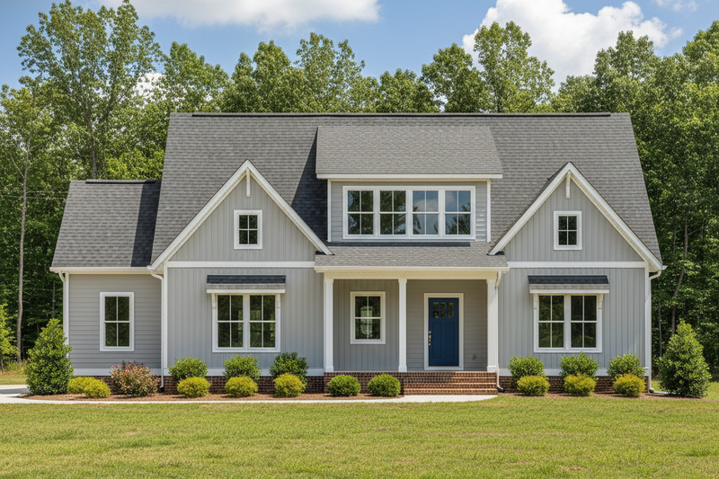 House Blueprint - Exterior - Front Elevation 3 for Craftsman House Plan #1080-34 - 4 bed, 3 bath