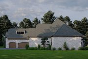 European Style House Plan - 4 Beds 4 Baths 2849 Sq/Ft Plan #923-16 Exterior 
