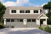 Craftsman Style House Plan - 2 Beds 1 Baths 886 Sq/Ft Plan #1064-91 