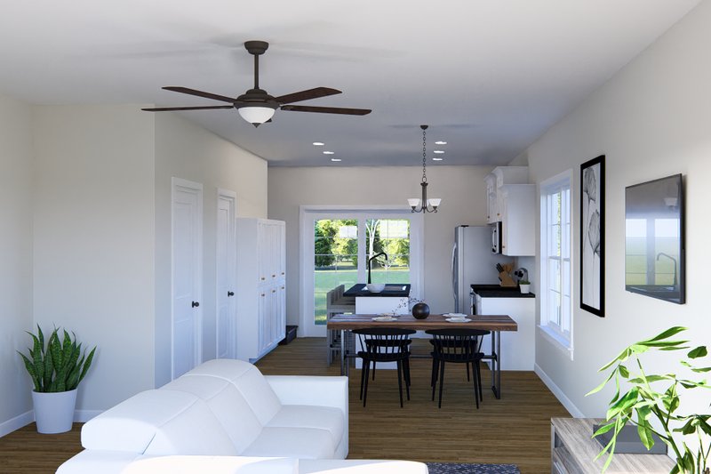 Home Plan - Interior - Family Room for Cottage House Plan #513-2251 - 4 bed, 5 bath