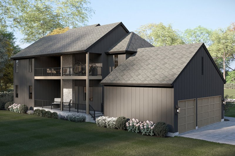 Home Plan - Exterior - Other Elevation 1 for Cottage House Plan #455-806 - 3 bed, 4 bath