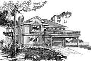 Traditional Style House Plan - 3 Beds 2 Baths 1290 Sq/Ft Plan #47-358 