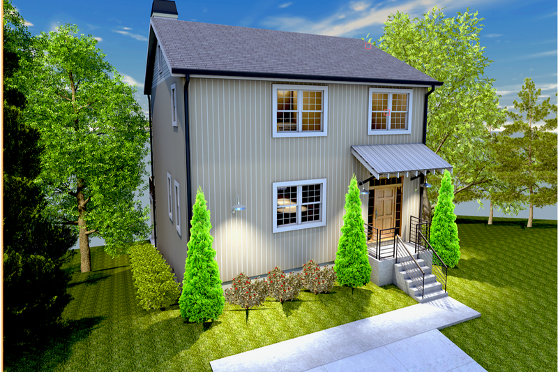 House Plan Design - Farmhouse Exterior - Front Elevation Plan #30-351