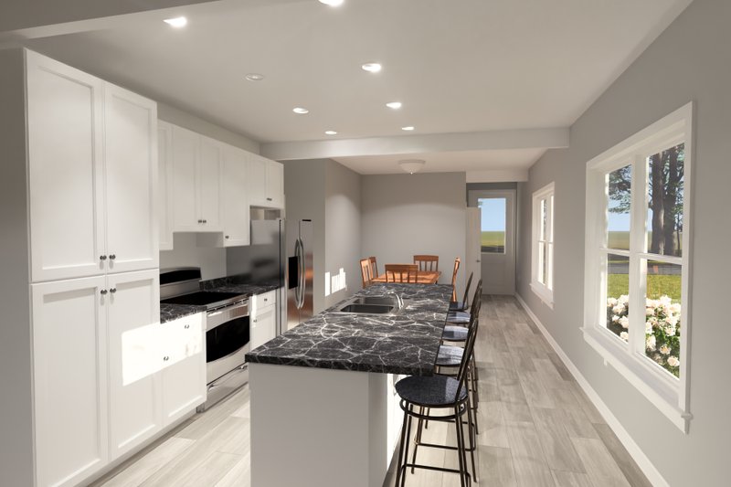 Home Plan - Interior - Kitchen for Traditional House Plan #513-2413 - 8 bed, 6 bath