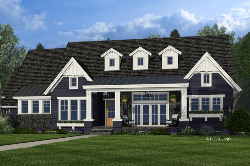 House Plan Design - Exterior - Front Elevation 4 for Craftsman House Plan #51-1306 - 3 bed, 2.5 bath