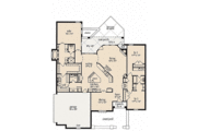 European Style House Plan - 3 Beds 2.5 Baths 2273 Sq/Ft Plan #36-493 