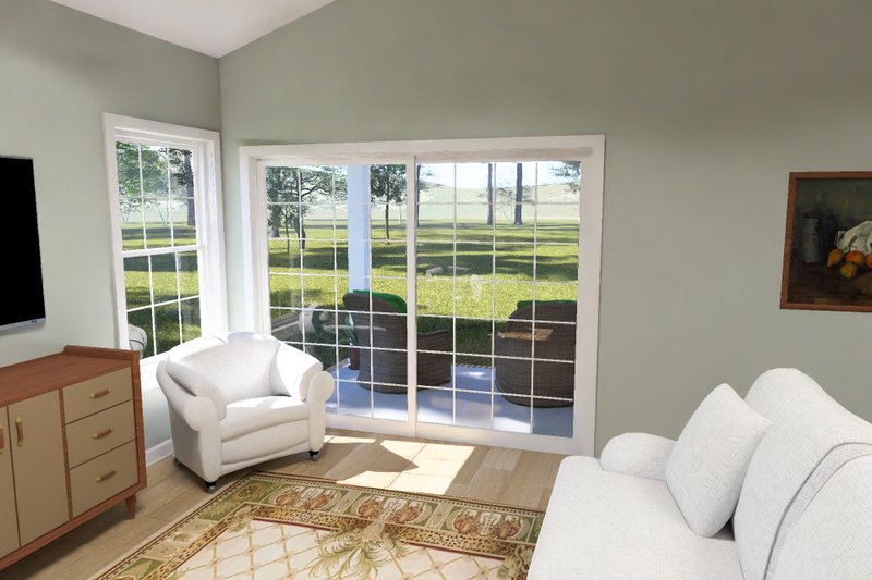 Architectural House Design - Interior - Family Room 2 for Cottage House Plan #513-2465 - 4 bed, 3 bath