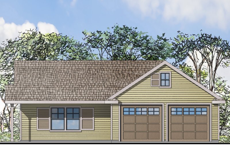 Home Plan - Traditional Exterior - Front Elevation Plan #124-942