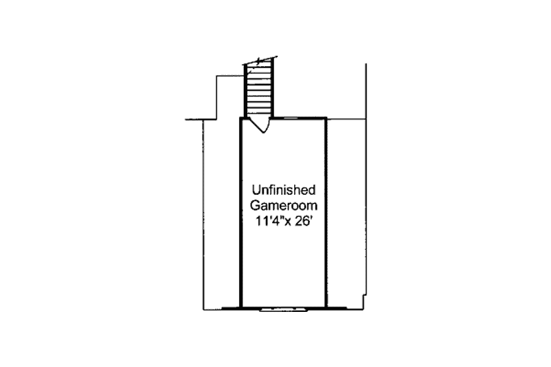 House Blueprint - Floor Plan - Other Floor for European House Plan #37-128 - 4 bed, 3 bath