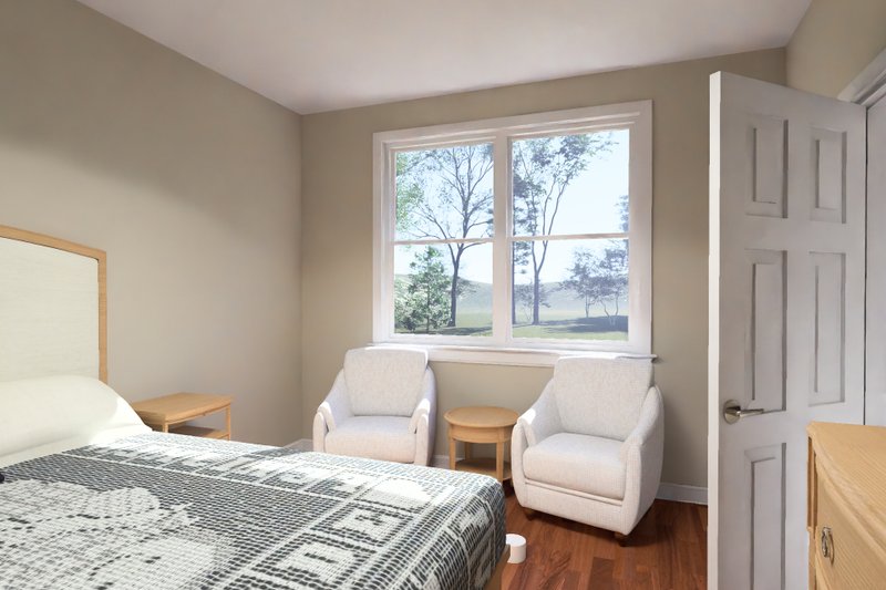 Architectural House Design - Interior - Master Bedroom for Modern House Plan #513-2463 - 3 bed, 2.5 bath