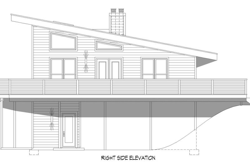 Architectural House Design - Exterior - Other Elevation for Contemporary House Plan #932-583 - 1 bed, 1 bath