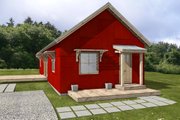 Ranch Style House Plan - 2 Beds 1 Baths 1160 Sq/Ft Plan #497-55 