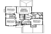 Colonial Style House Plan - 3 Beds 2.5 Baths 2403 Sq/Ft Plan #46-499 