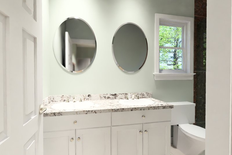 Architectural House Design - Interior - Master Bathroom for Cottage House Plan #513-2456 - 2 bed, 2 bath