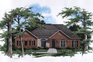Traditional Exterior - Front Elevation Plan #41-127