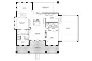 Craftsman Style House Plan - 5 Beds 4 Baths 4448 Sq/Ft Plan #1060-106 