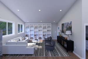 Interior - Family Room 2 for Farmhouse House Plan #1060-350 - 2 bed, 1 bath