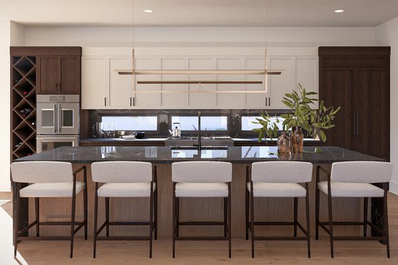 Interior - Kitchen for Modern House Plan #455-731 - 3 bed, 2.5 bath