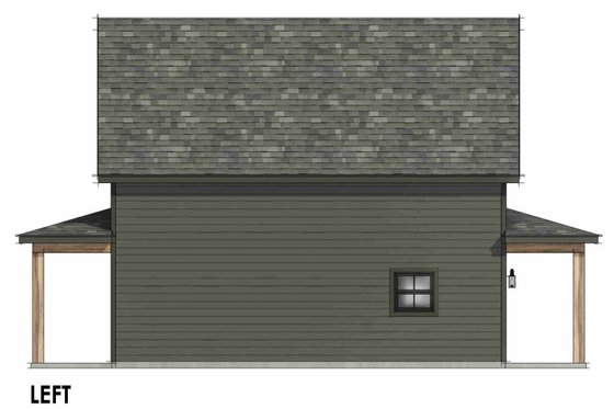 Exterior - Other Elevation for Bungalow House Plan #1096-169 - 3 bed, 2 bath