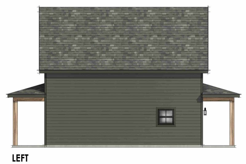 Architectural House Design - Exterior - Other Elevation for Bungalow House Plan #1096-169 - 3 bed, 2 bath