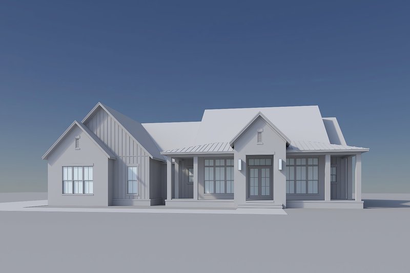 Architectural House Design - Exterior - Front Elevation 12 for Farmhouse House Plan #430-423 - 4 bed, 3.5 bath