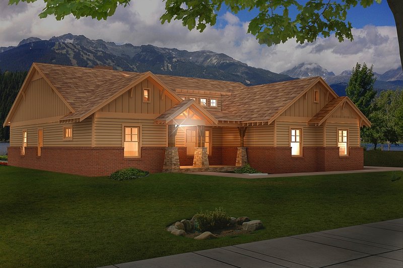 Home Plan - Exterior - Other Elevation for Craftsman House Plan #932-282 - 4 bed, 3 bath