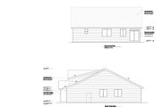 Craftsman Style House Plan - 4 Beds 2 Baths 1844 Sq/Ft Plan #53-682 Exterior 