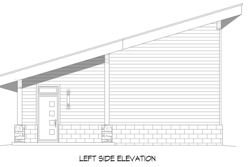 Dream House Plan - Exterior - Other Elevation for Contemporary House Plan #932-465, 0 bath