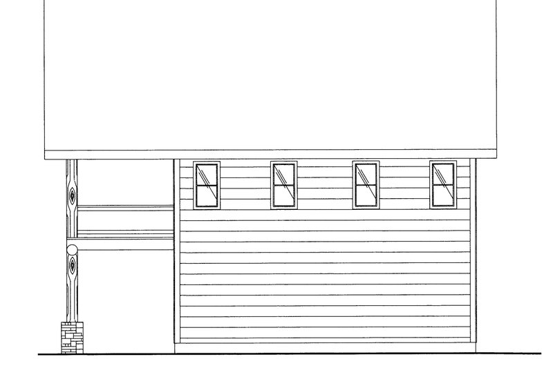 Home Plan - Exterior - Other Elevation for Modern House Plan #117-240 - 2 bed, 1 bath