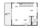 Modern Style House Plan - 0 Beds 1 Baths 754 Sq/Ft Plan #895-137 