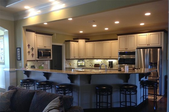 Interior - Kitchen for Traditional House Plan #63-407 - 5 bed, 3 bath