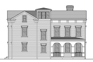 Exterior - Other Elevation for Colonial House Plan #477-2 - 3 bed, 2.5 bath